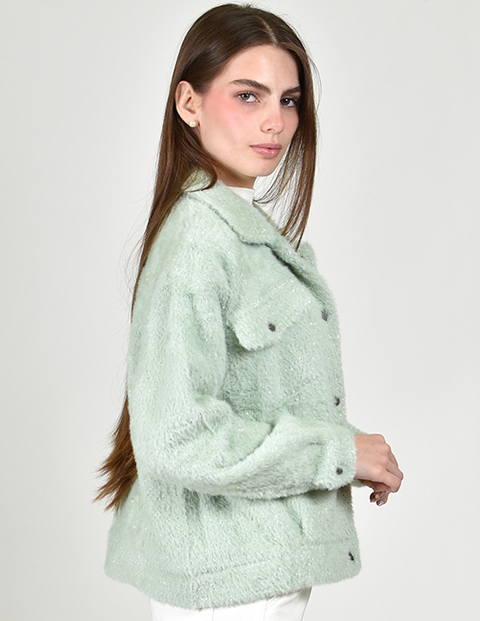 Chamarra acolchada roman fashion para mujer