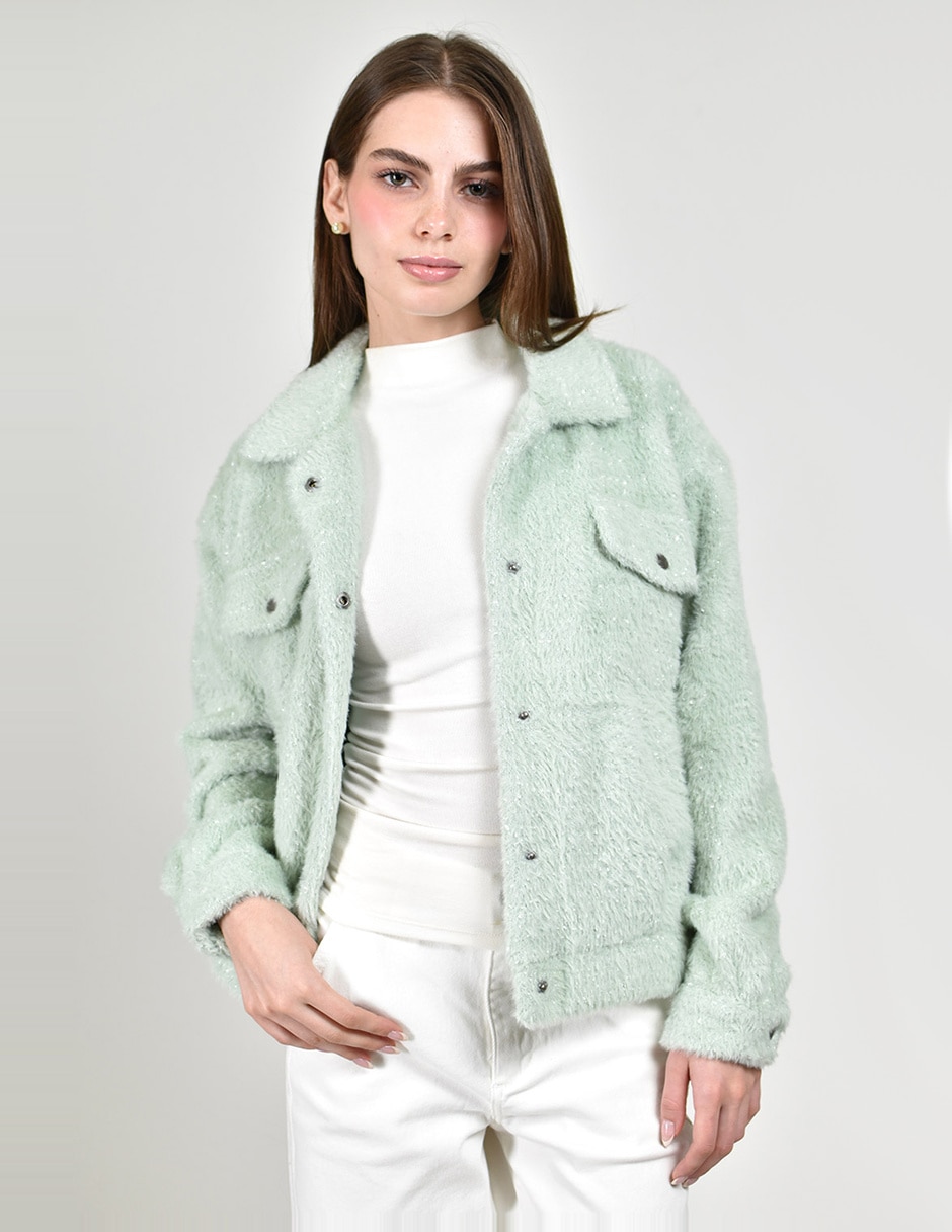 Chamarra acolchada roman fashion para mujer
