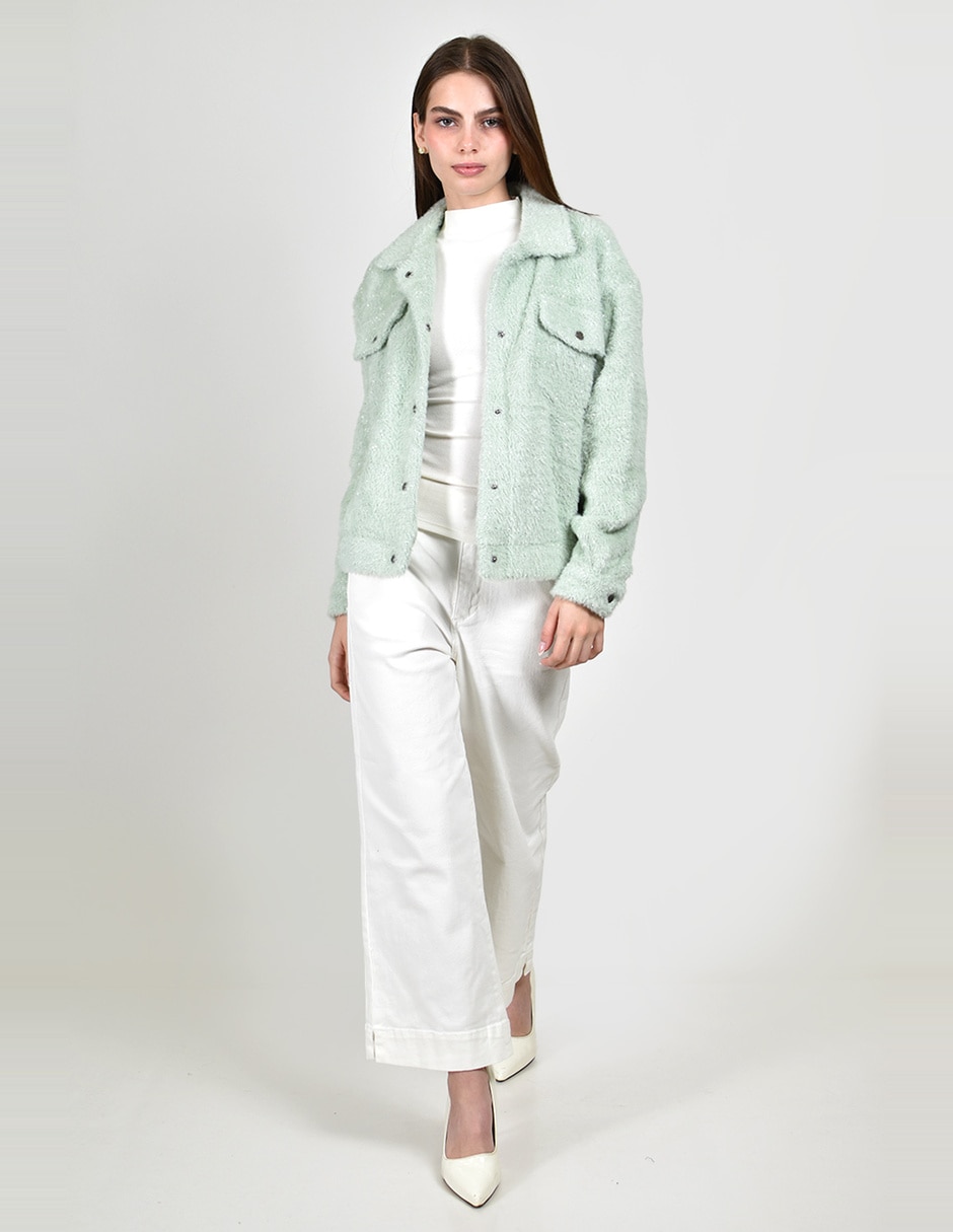 Chamarra acolchada roman fashion para mujer
