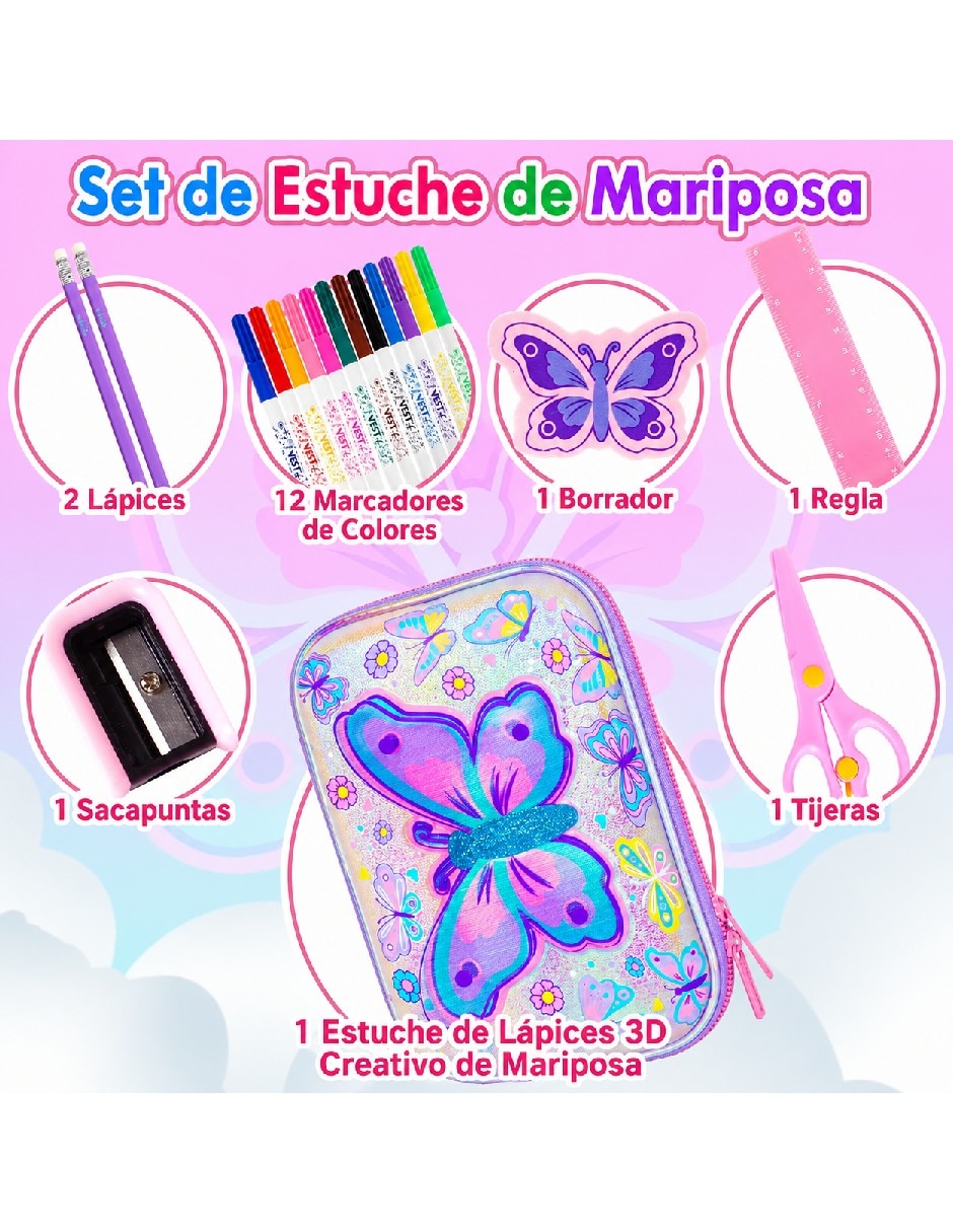 Set escolar con 19piezas 3