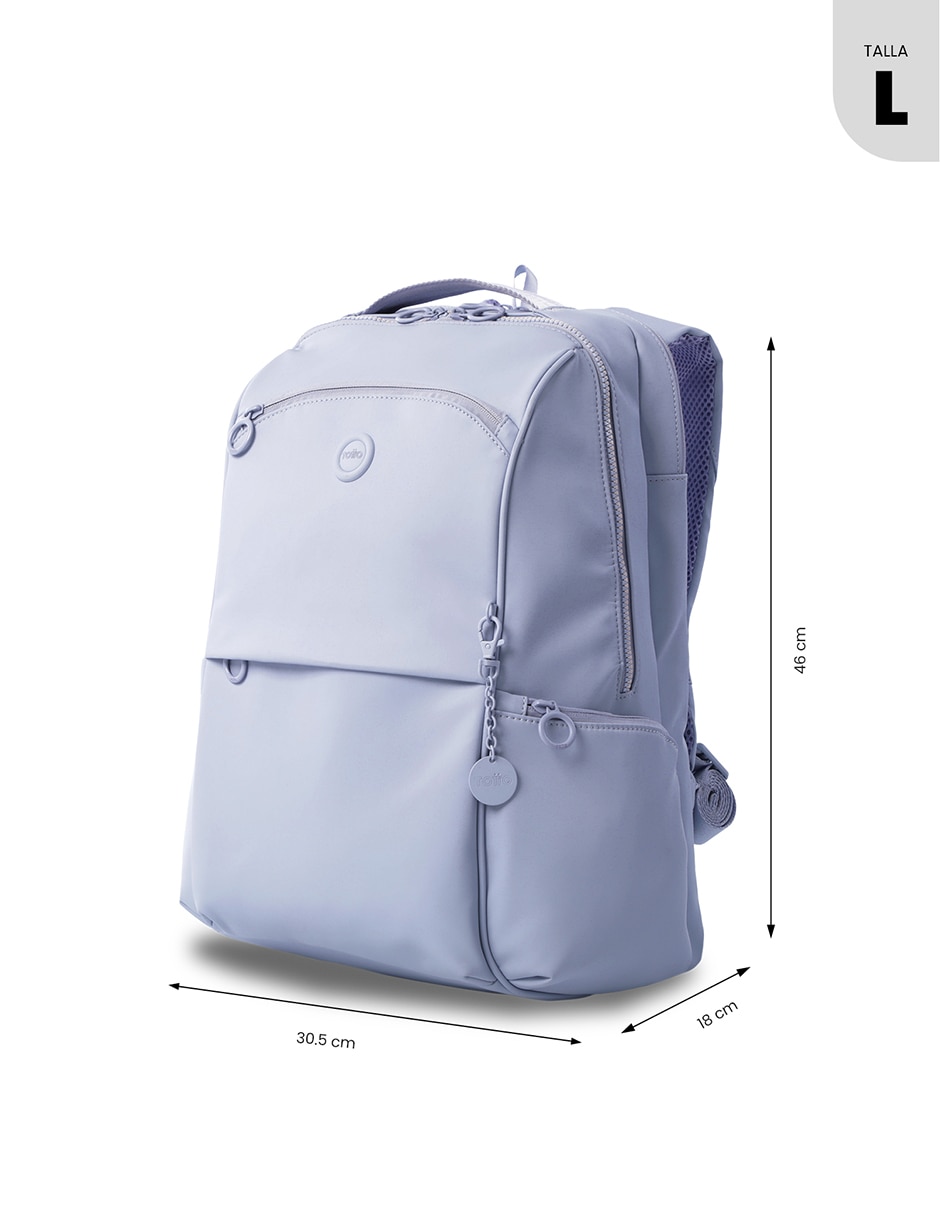 Mochila con portalaptop totto laila para mujer