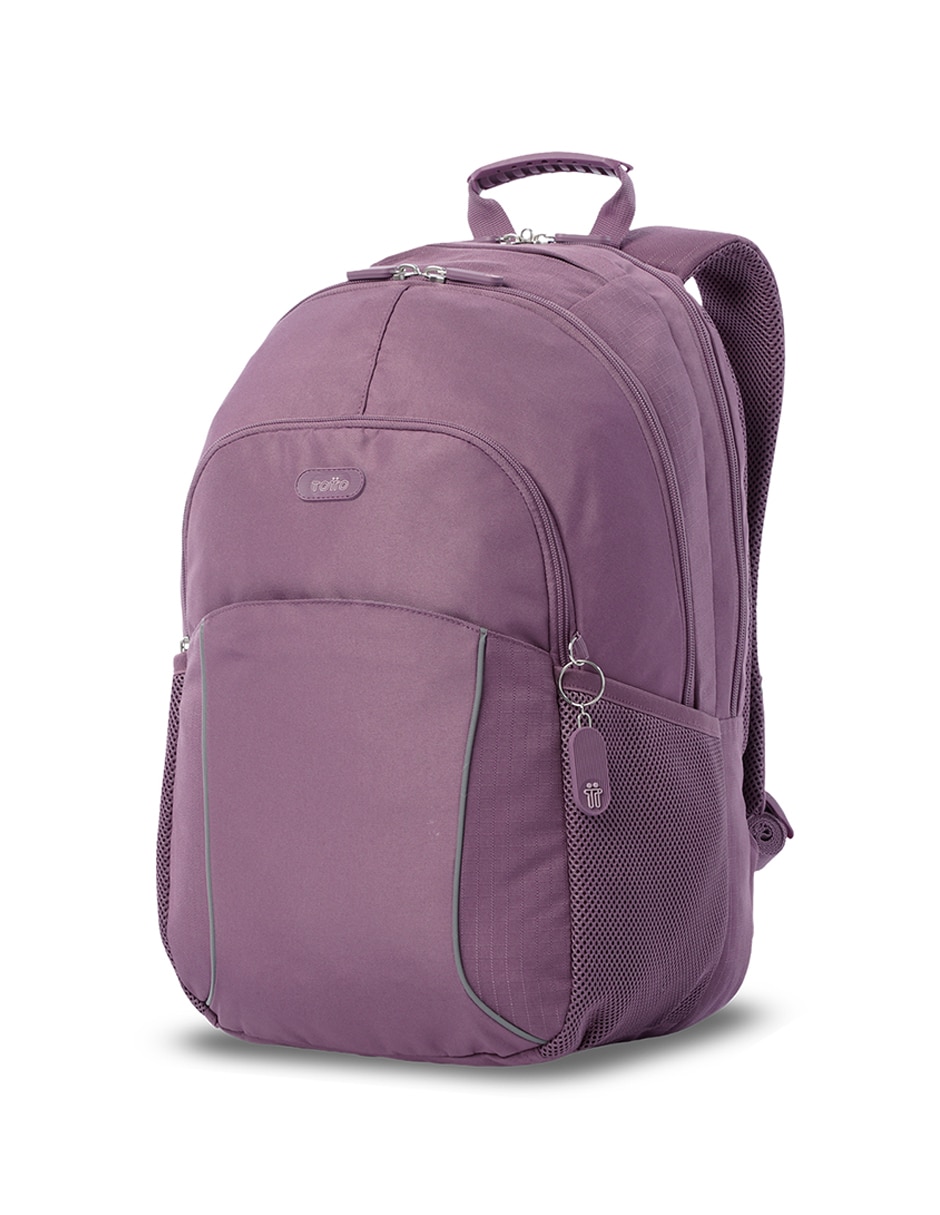 Mochila con portalaptop cambri impermeable unisex Mochila con portalaptop cambri impermeable unisex