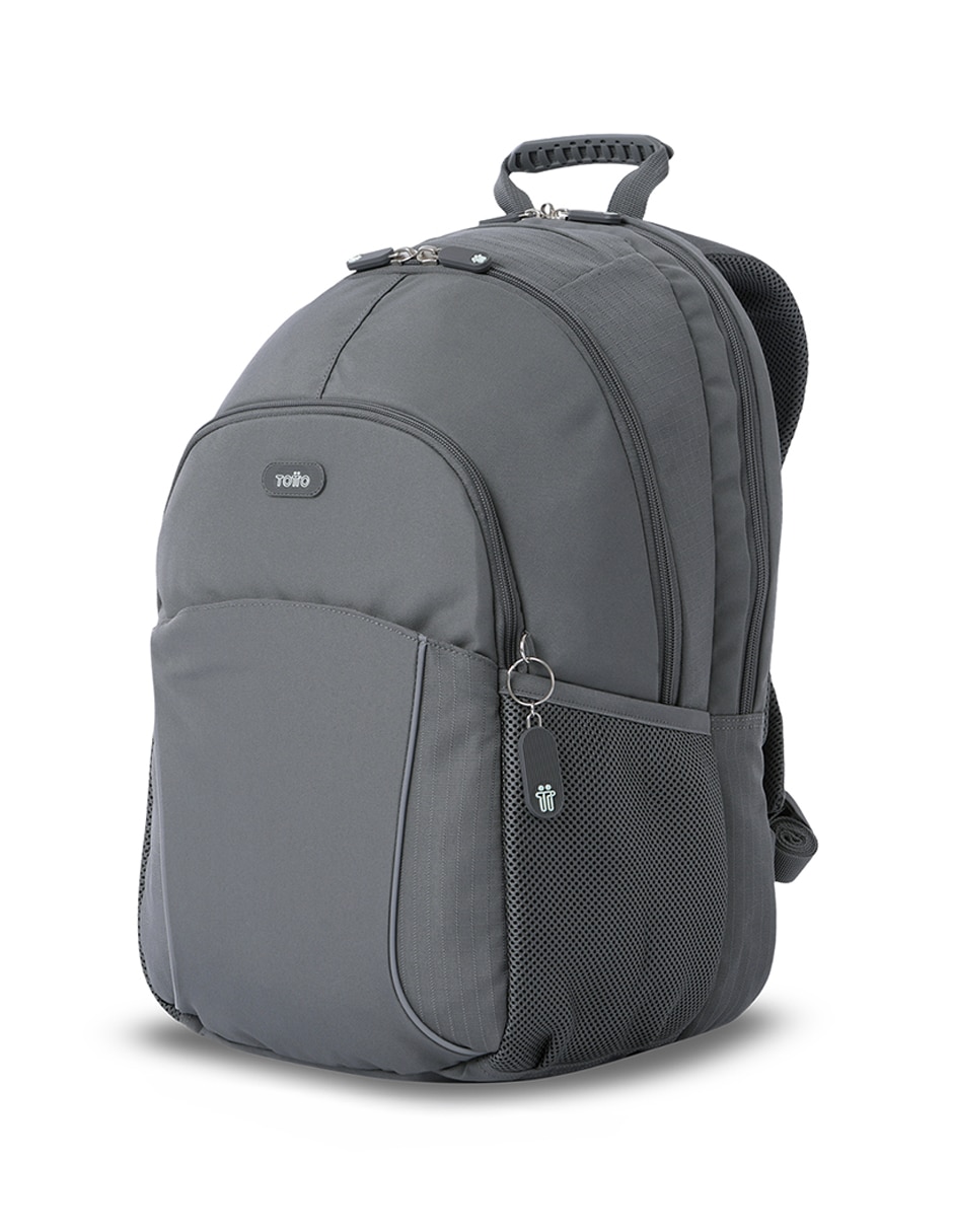 Mochila con portalaptop cambri impermeable unisex Mochila con portalaptop cambri impermeable unisex