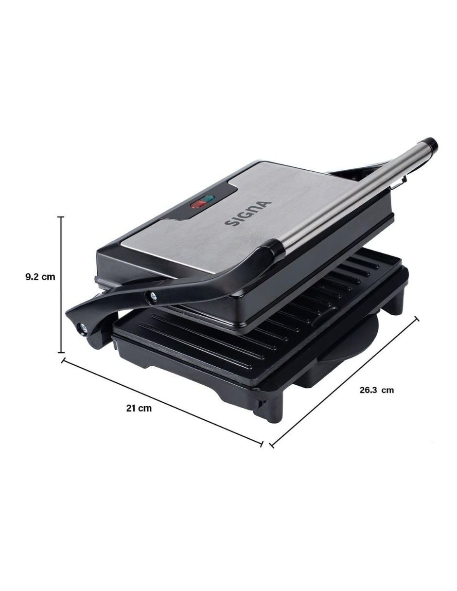 Sandwichera 1000W 8