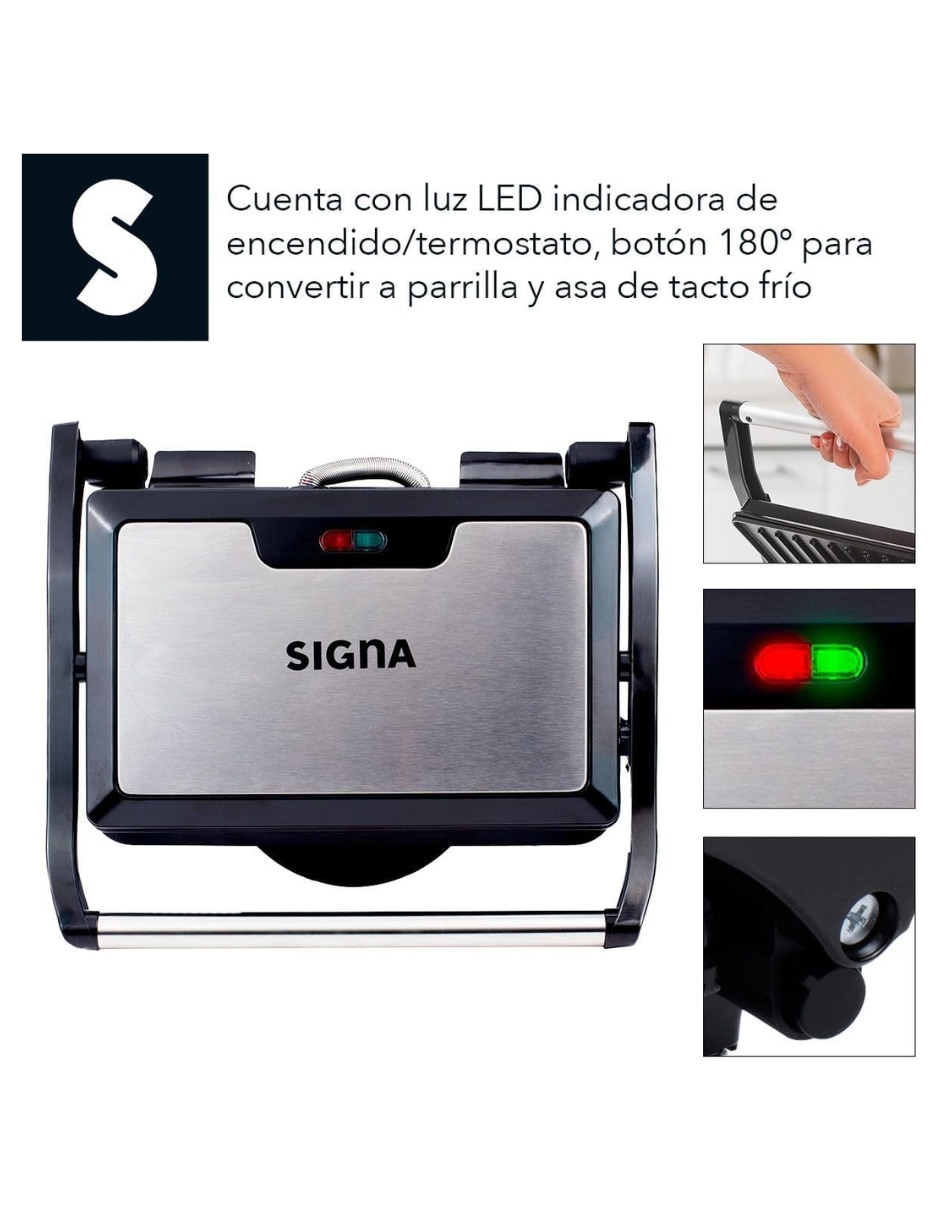 Sandwichera 1000W 5