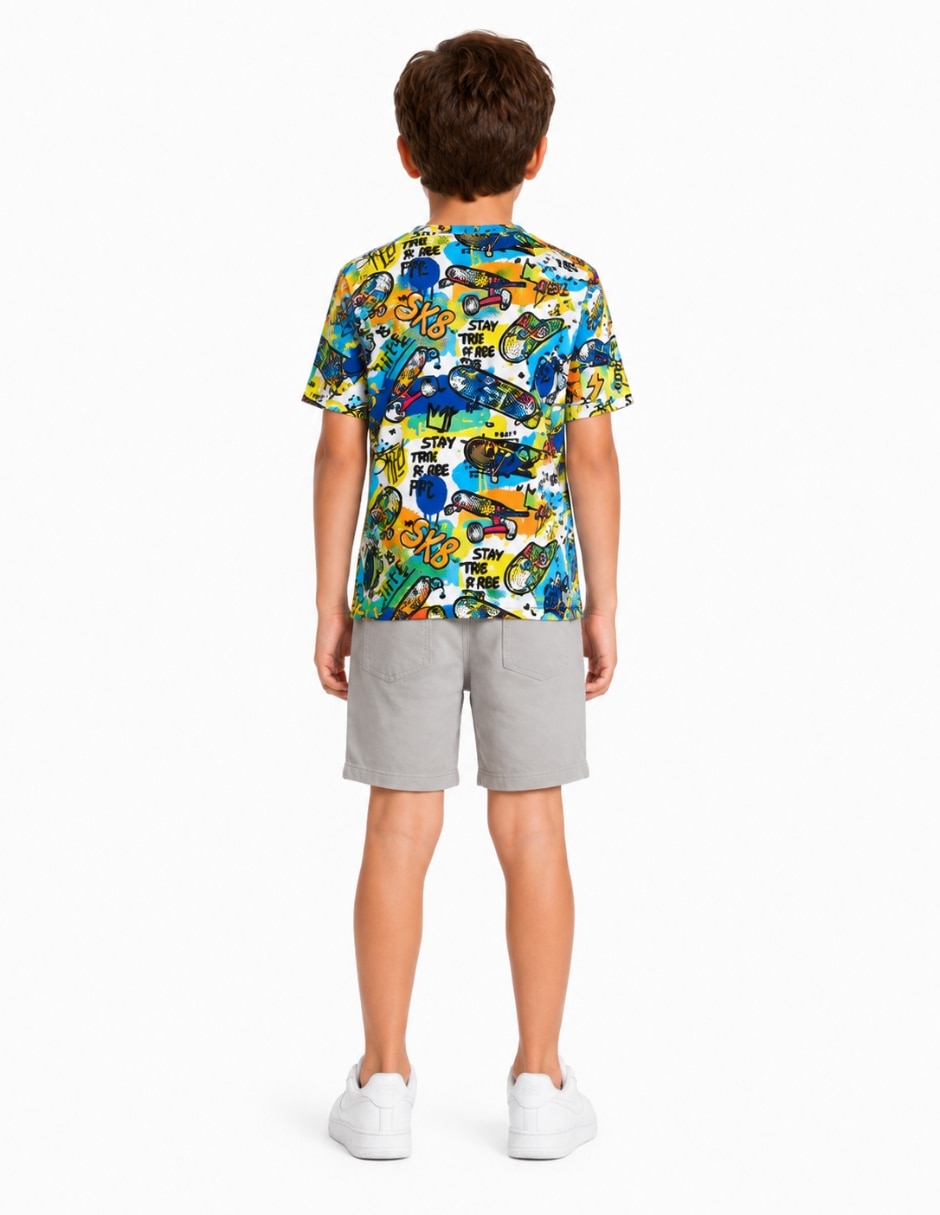 Playera too good manga corta para niño