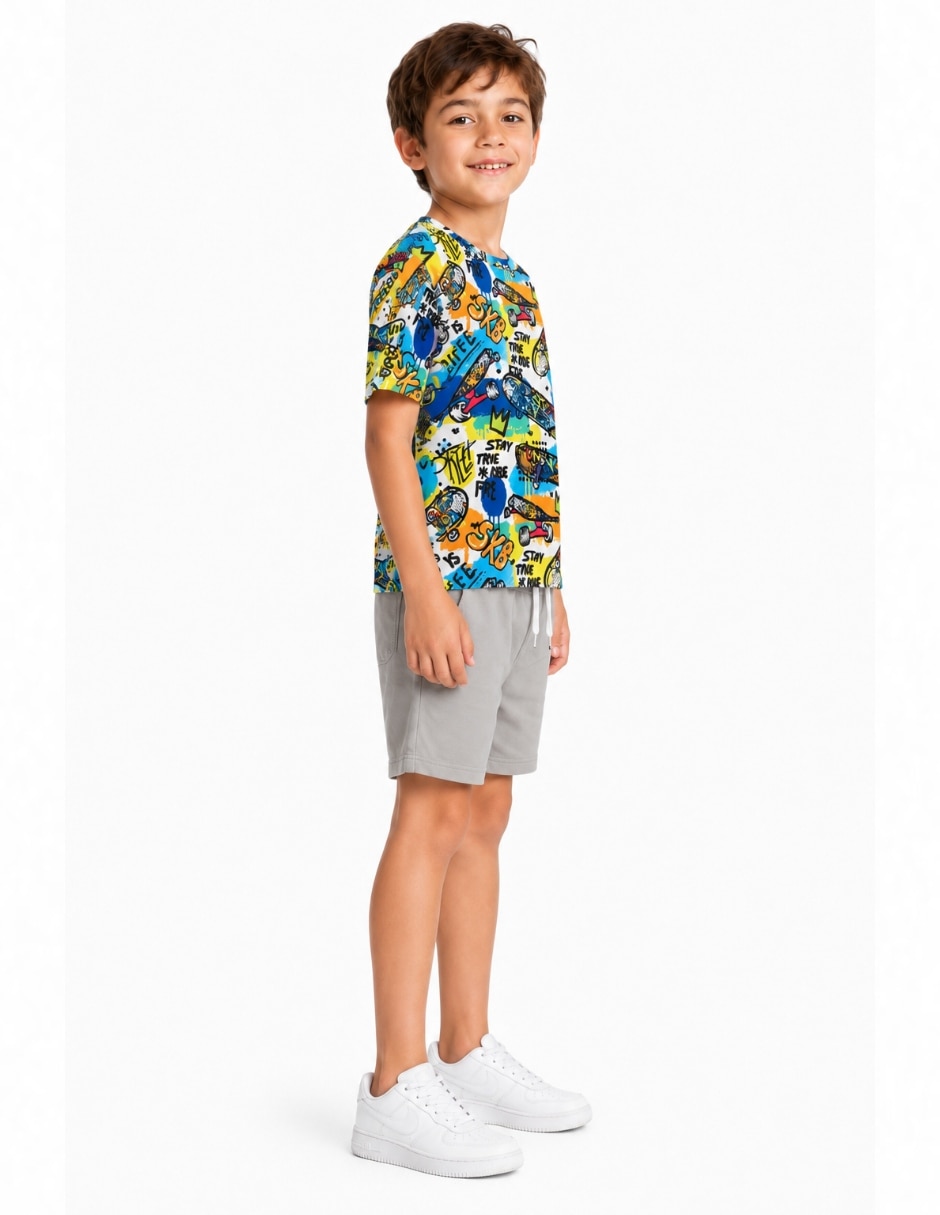 Playera too good manga corta para niño
