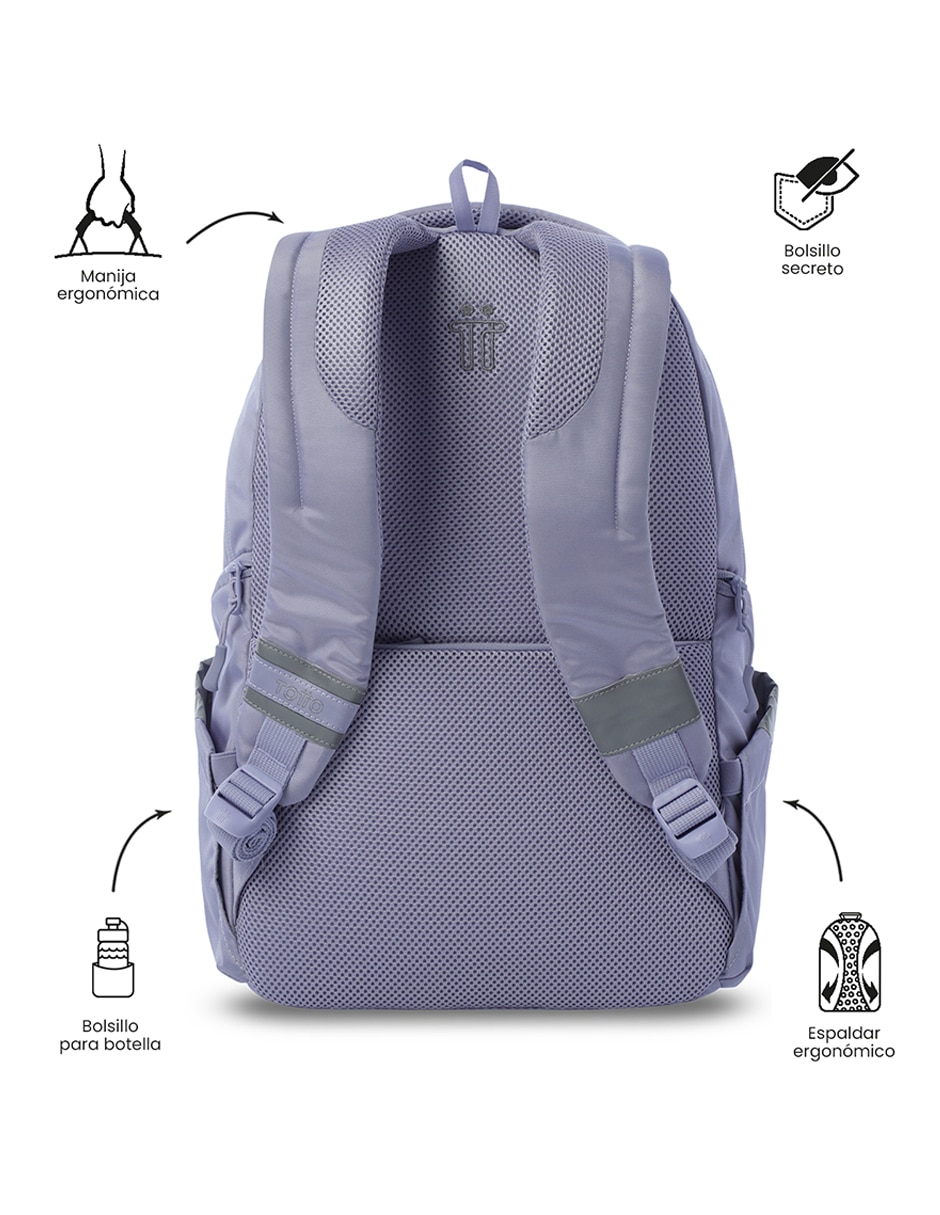 Mochila con portalaptop impermeable unisex 4