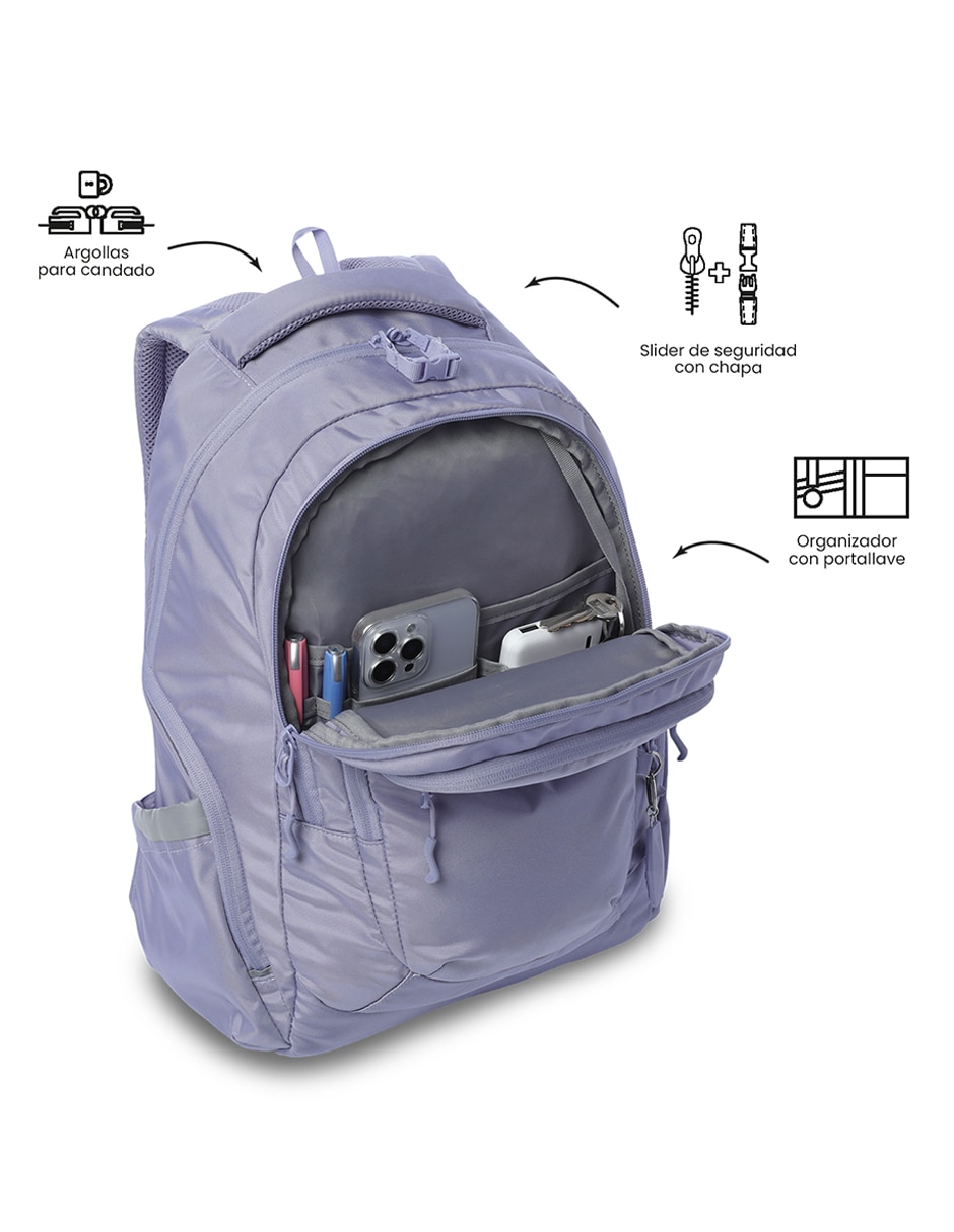 Mochila con portalaptop impermeable unisex 6