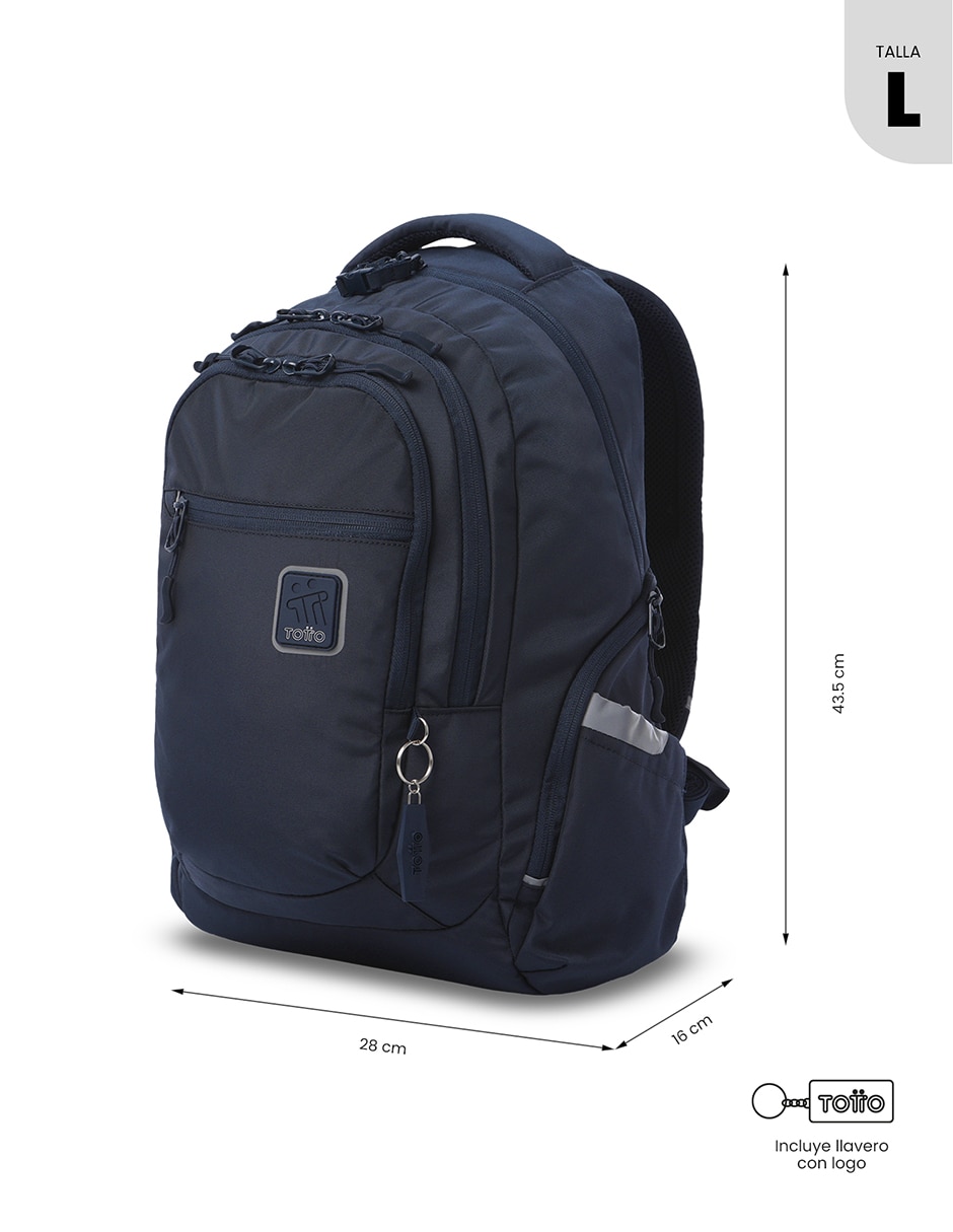Mochila con portalaptop Totto impermeable unisex