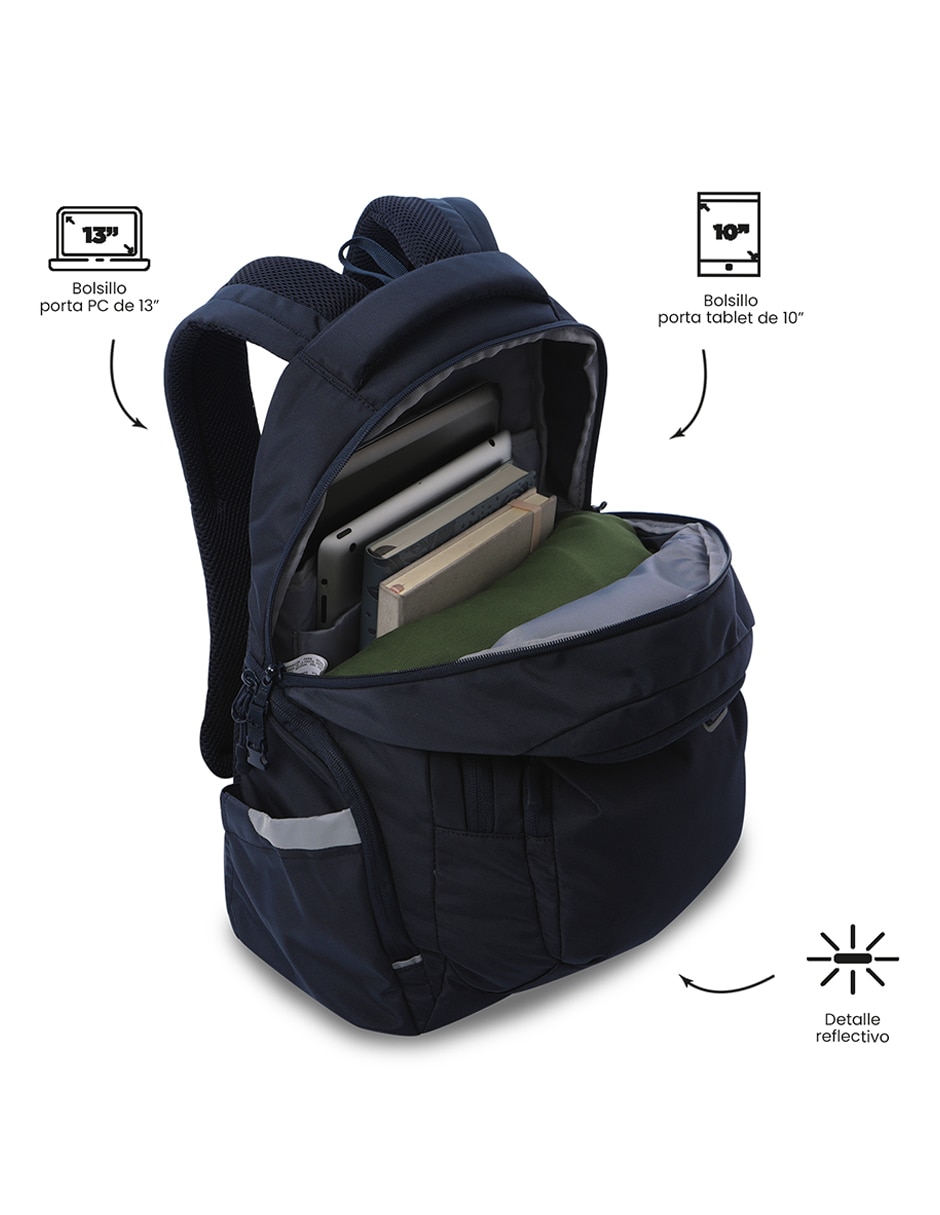Mochila con portalaptop Totto impermeable unisex