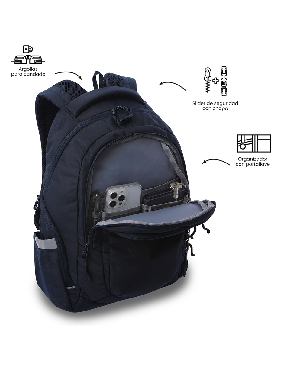 Mochila con portalaptop Totto impermeable unisex