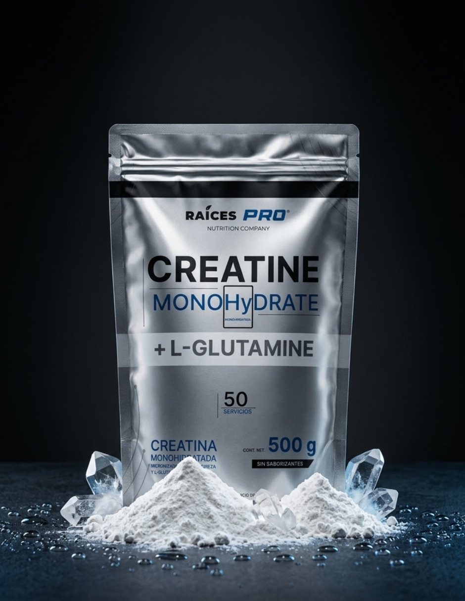 Creatina Monohidratada + L-Glutamine de 500 g 5