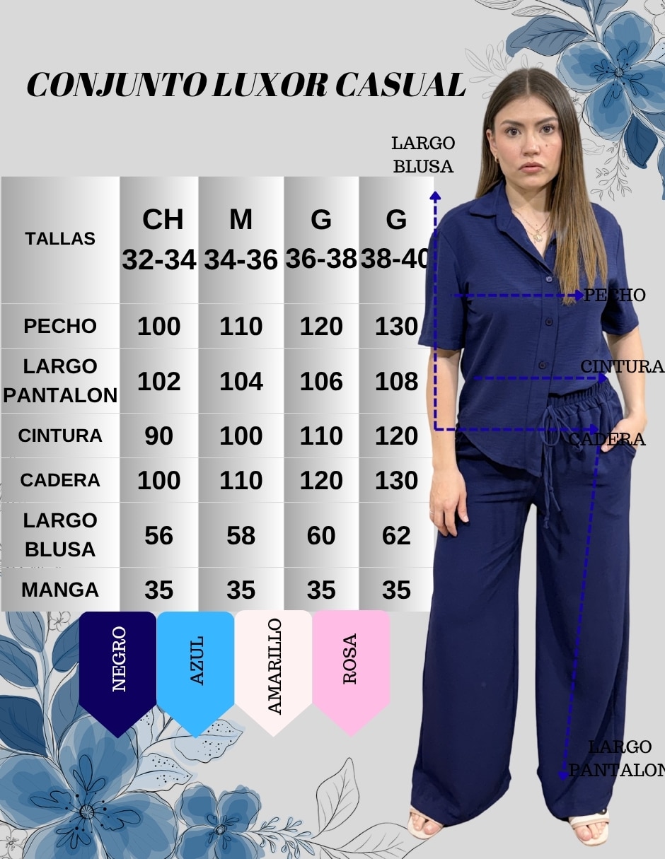 Conjunto casual yaretni para mujer 4
