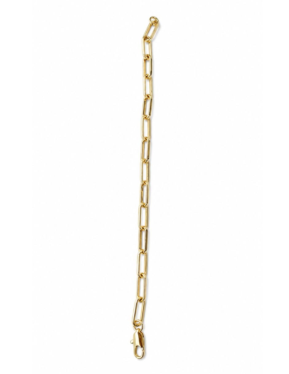 Pulsera de oro laminado 14 k acabado brillante 2