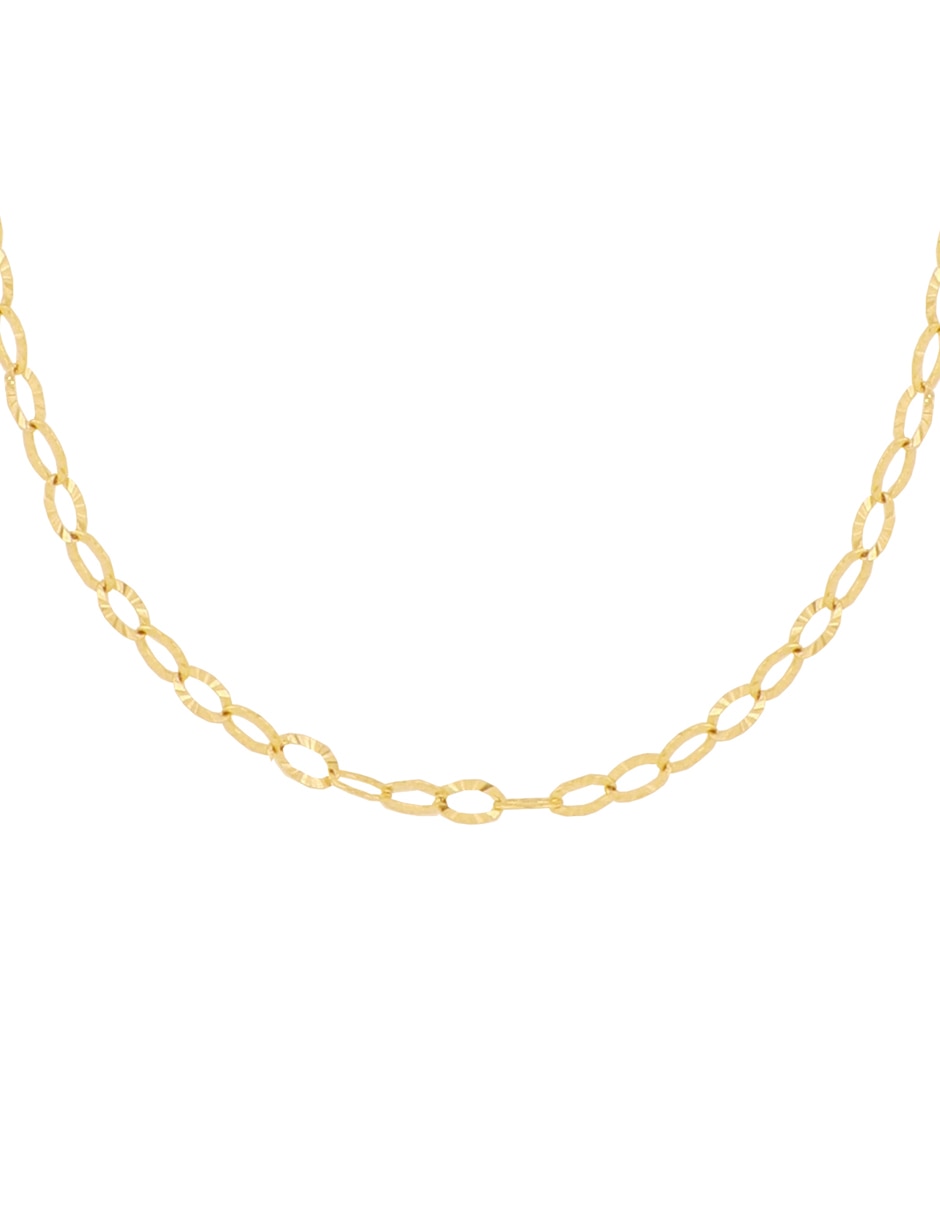 Collar de oro amarillo 14 k