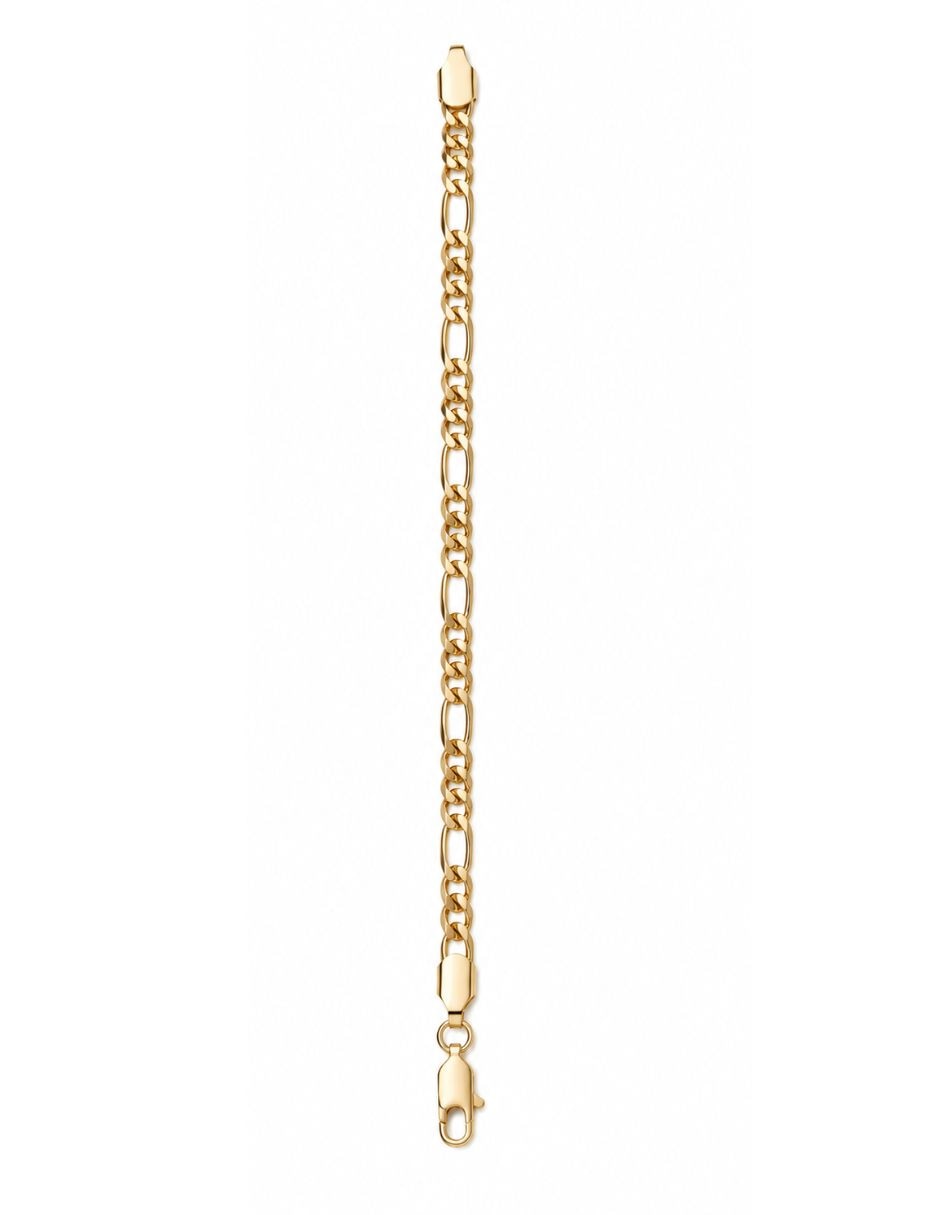 Pulsera de oro laminado 14 k acabado brillante 2