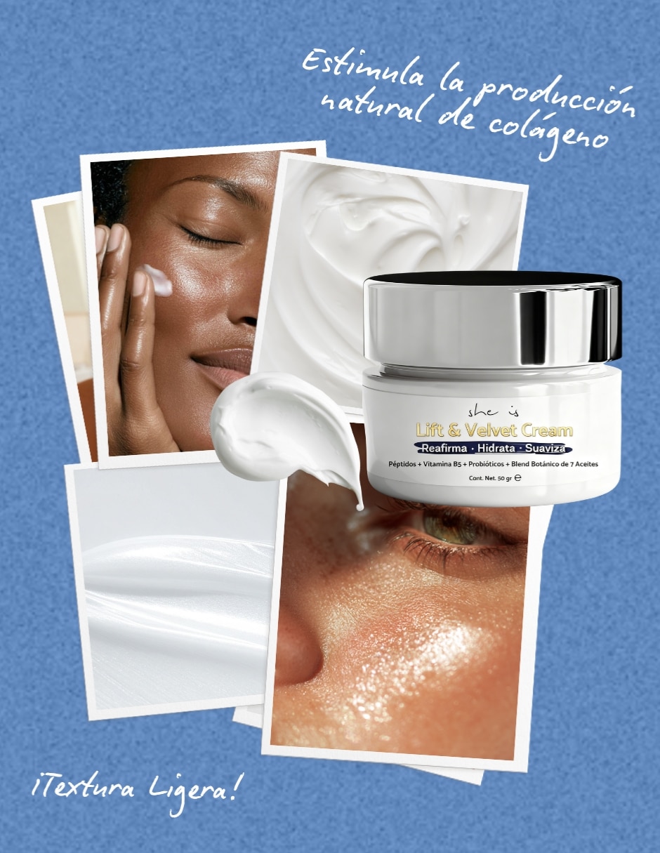 Crema facial recomendada para prevenir signos de la edad Día y noche She Is Skincare para piel normal y seca