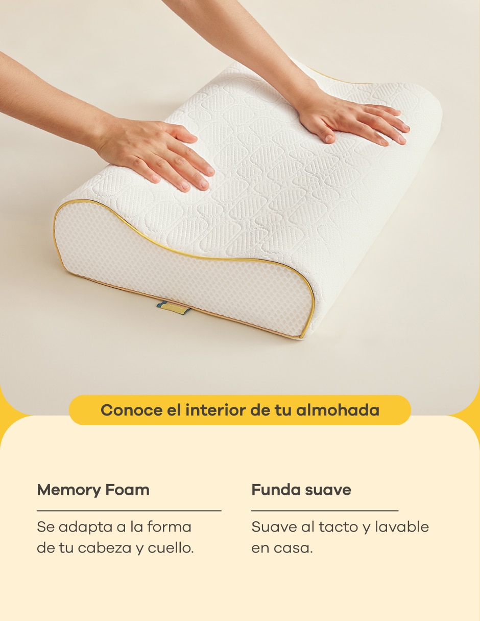 Almohada ortopédica Nooz firmeza firme