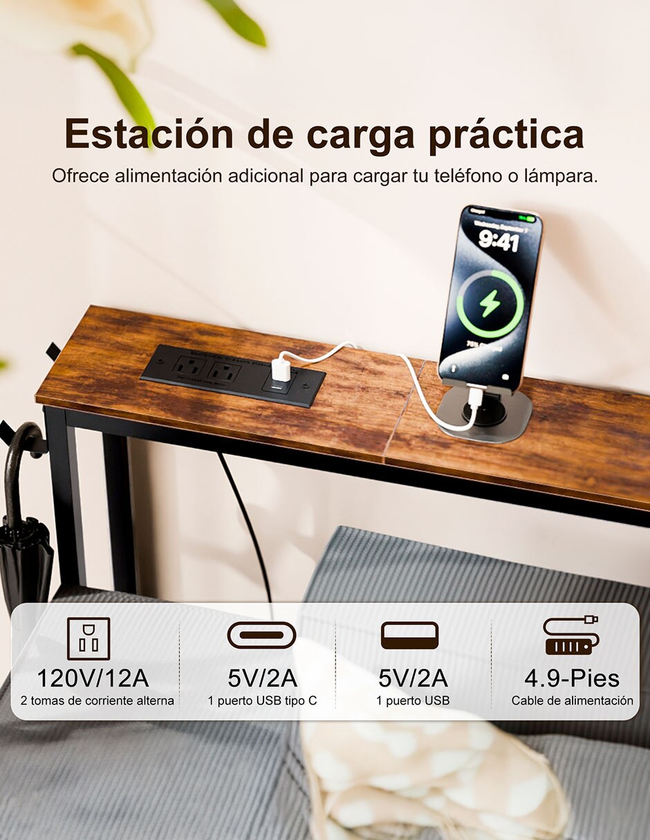 Mesa auxiliar armable