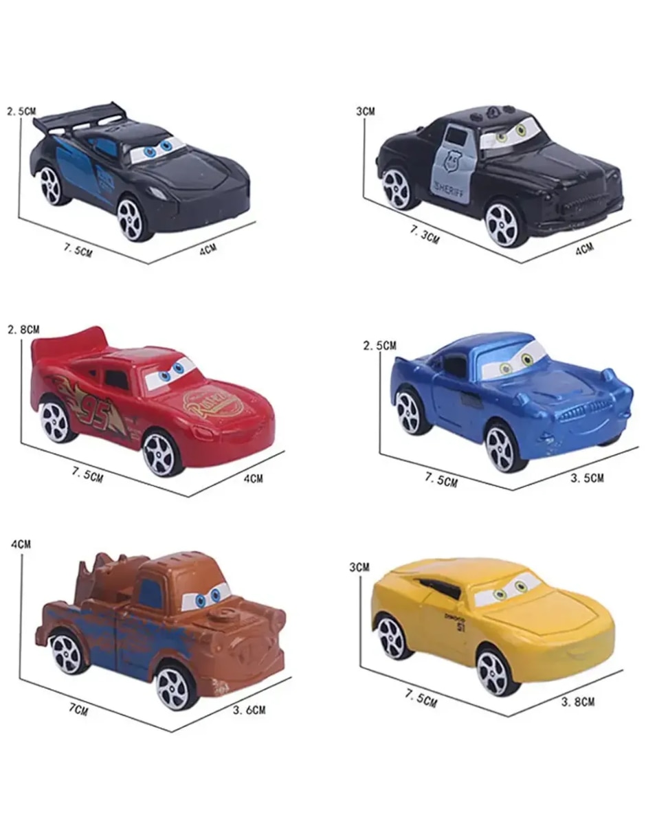 Set de vehículos Cars 4