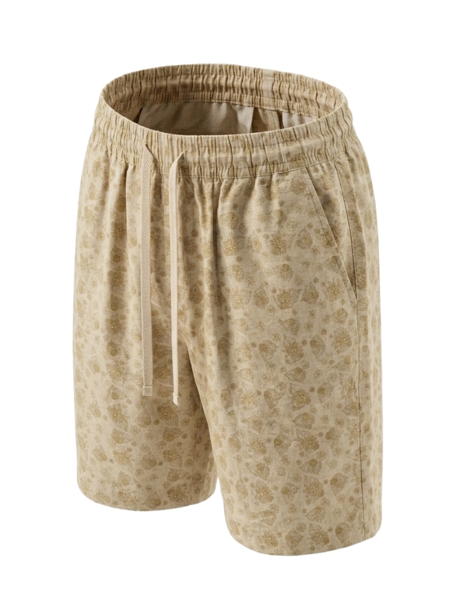 Bermuda comfort de lino para hombre 2