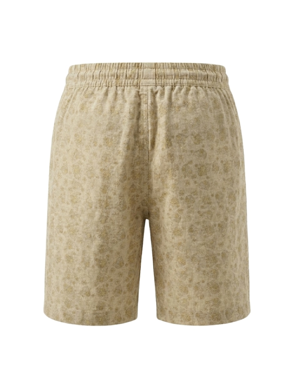 Bermuda comfort de lino para hombre 3