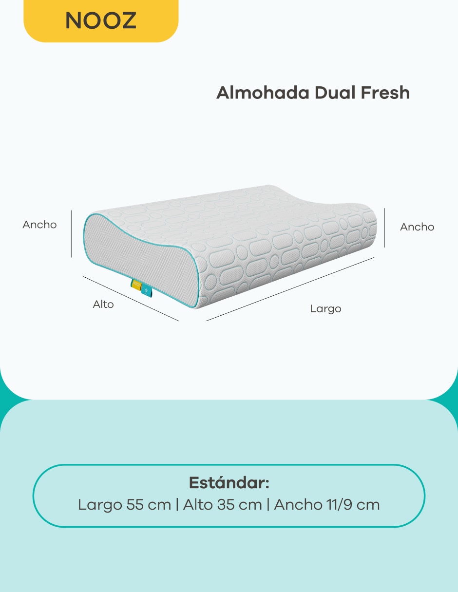 Almohada ortopédica Nooz firmeza firme