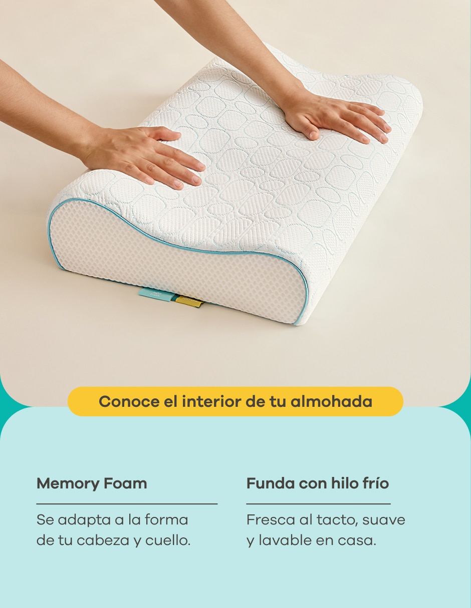 Almohada ortopédica Nooz firmeza firme