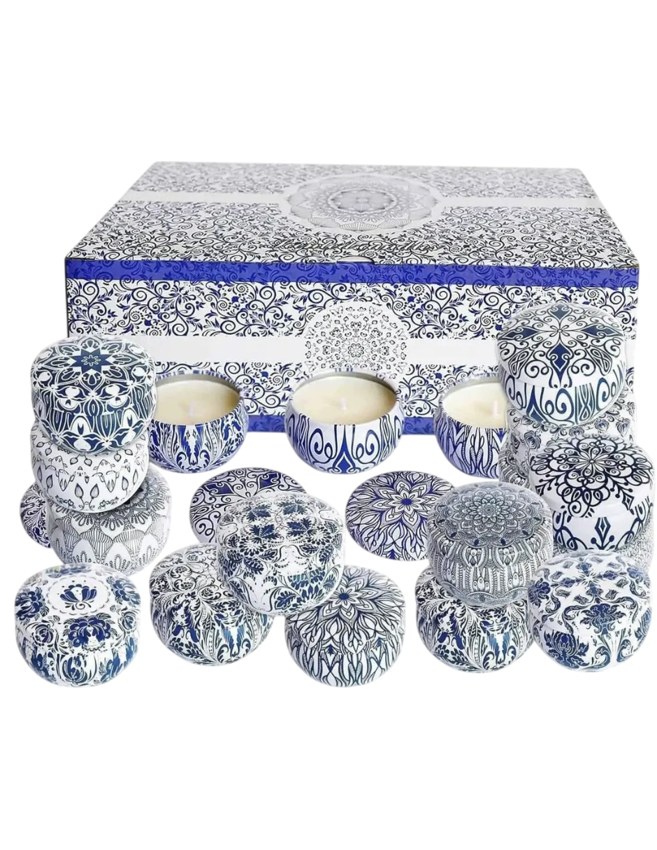 Set de velas aromáticas 16 piezas