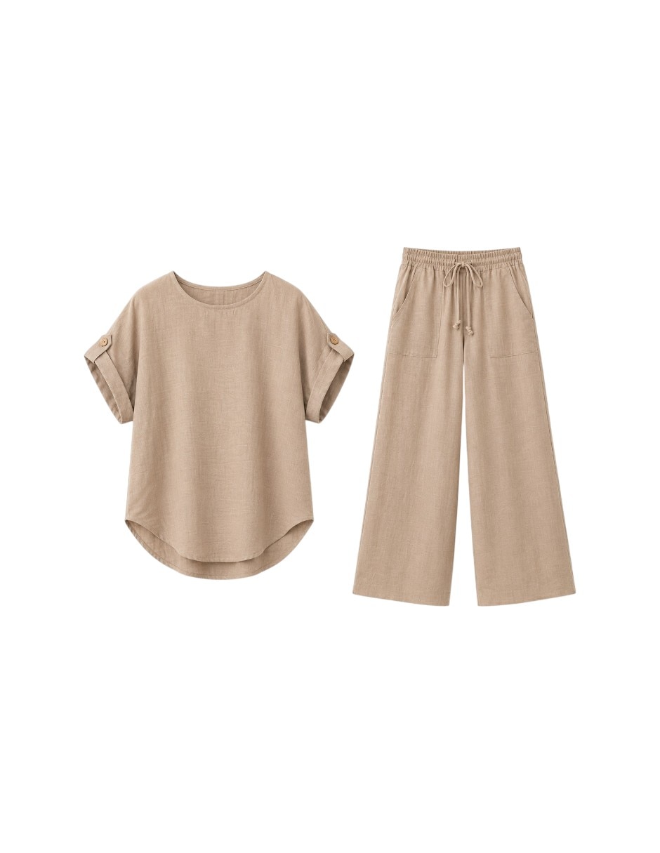 Conjunto casual yaretni moda para mujer