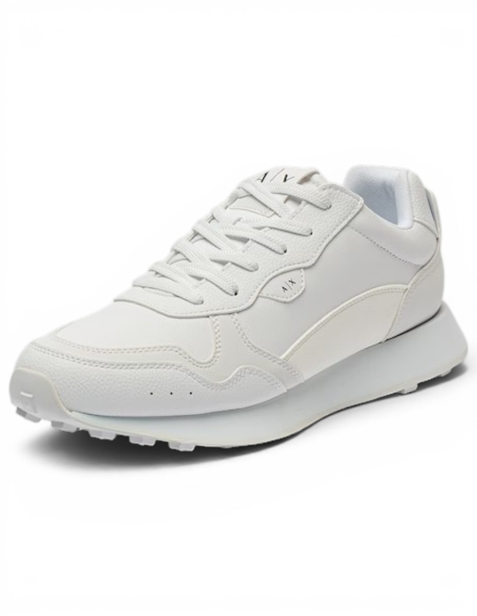 Tenis de piel armani exchange para hombre