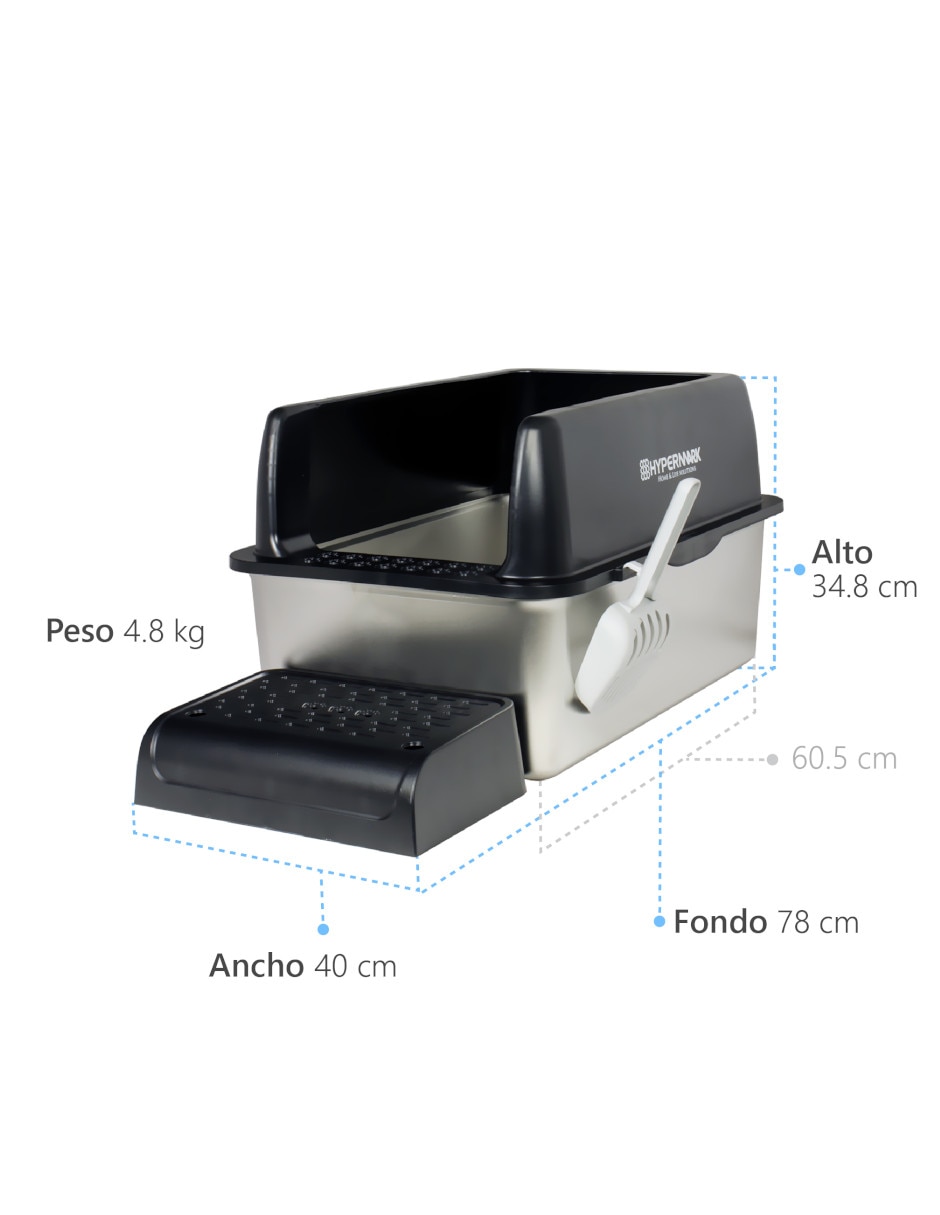 Arenero Hypermark para gato