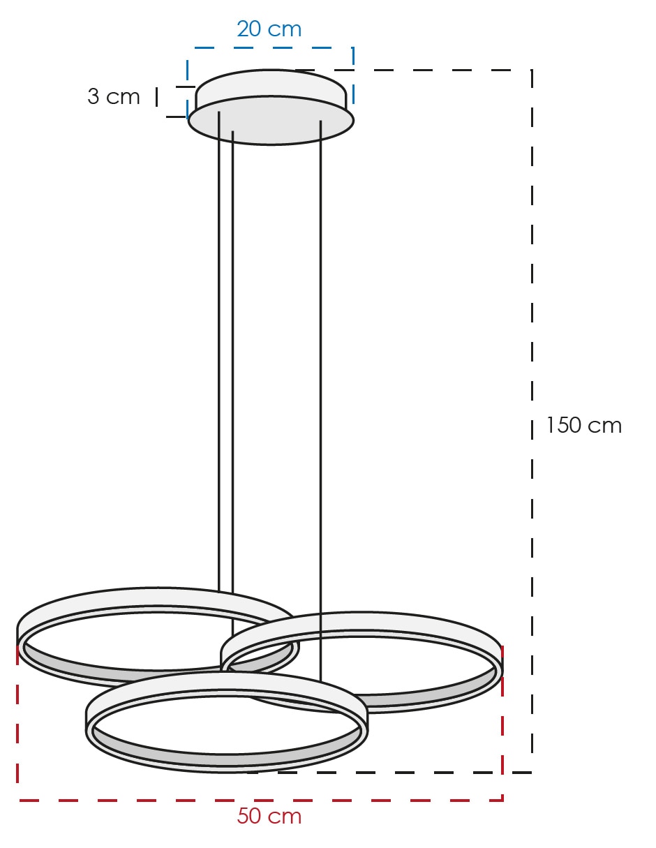 Lampara colgante LED 5