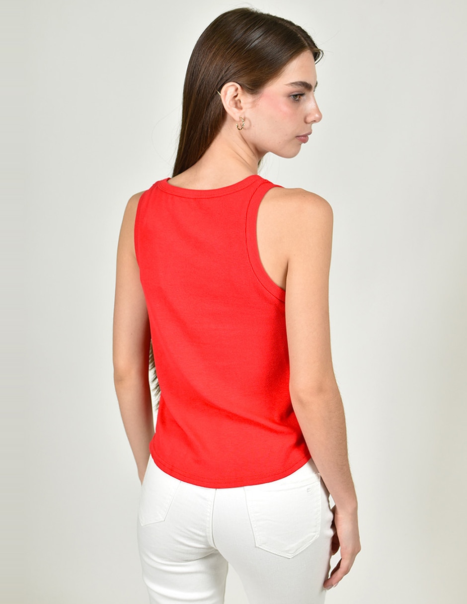 Blusa sin manga para mujer 5