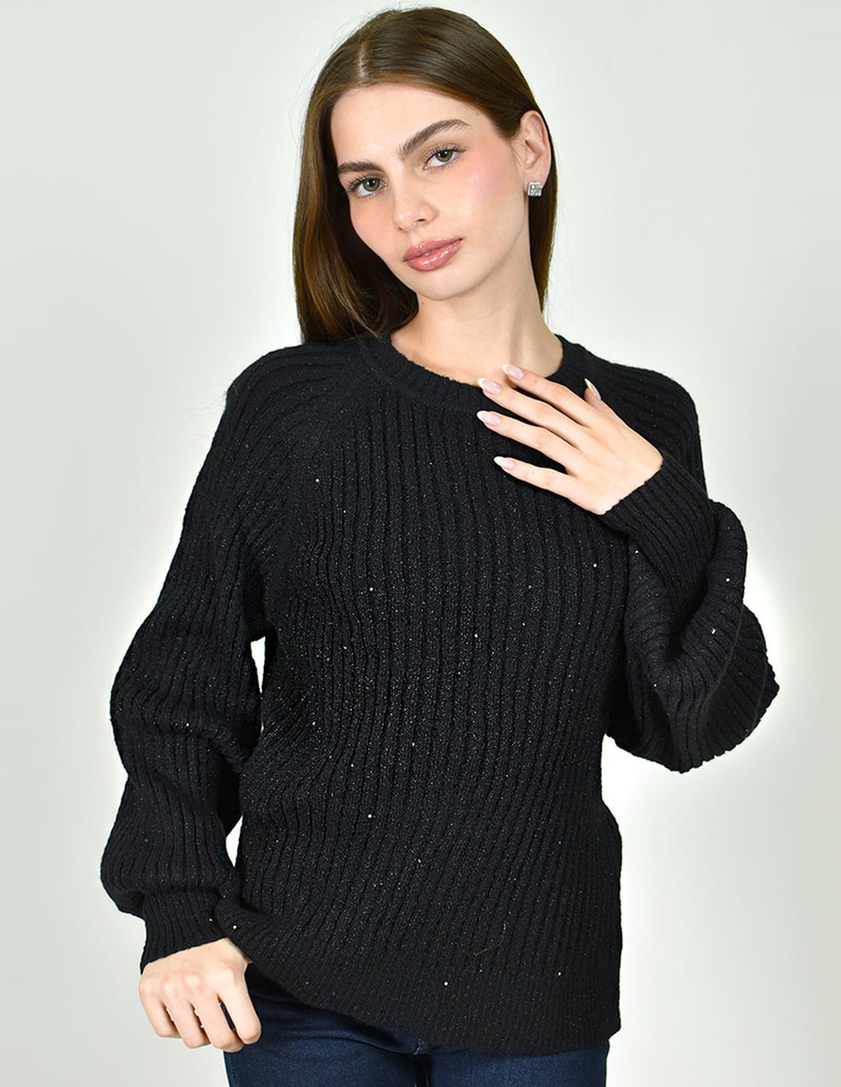 Suéter cuello redondo para mujer Suéter cuello redondo para mujer
