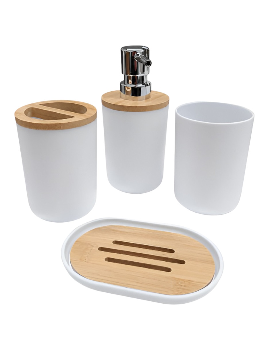 Juego de accesorios para baño 4 piezas