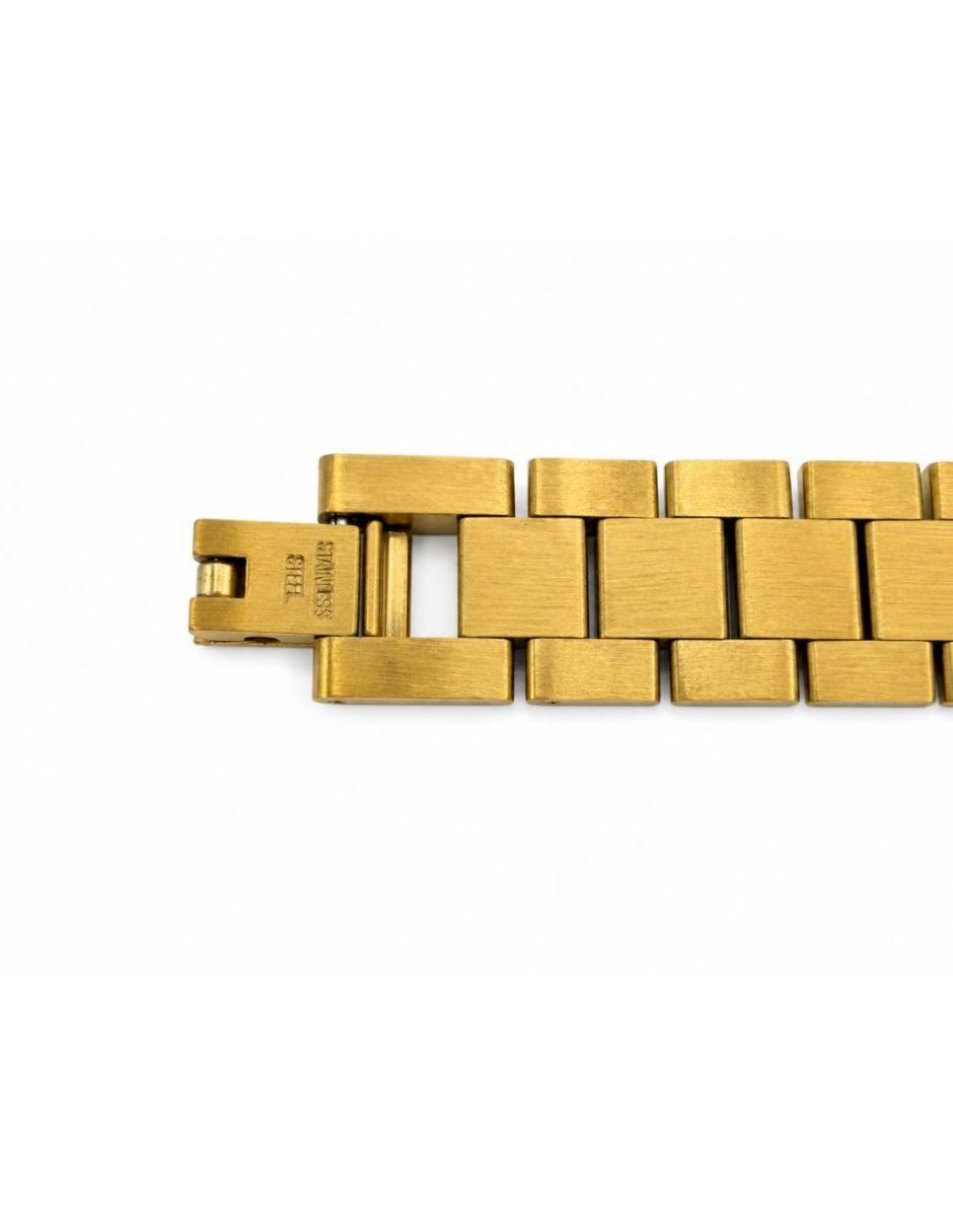 Pulsera de oro laminado 14 K acabado brillante 5
