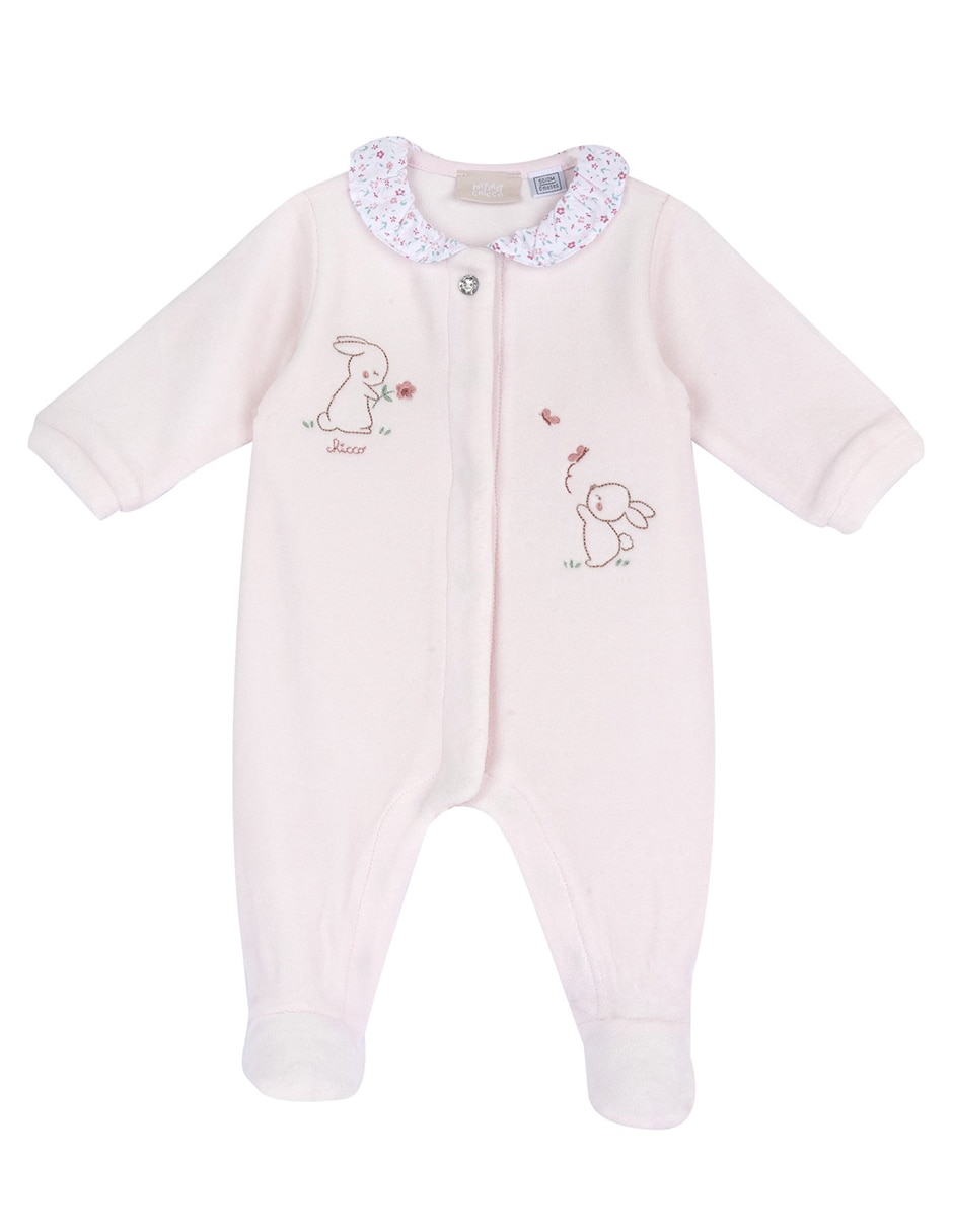 Mameluco my first chicco de algodón para bebé niña Mameluco my first chicco de algodón para bebé niña