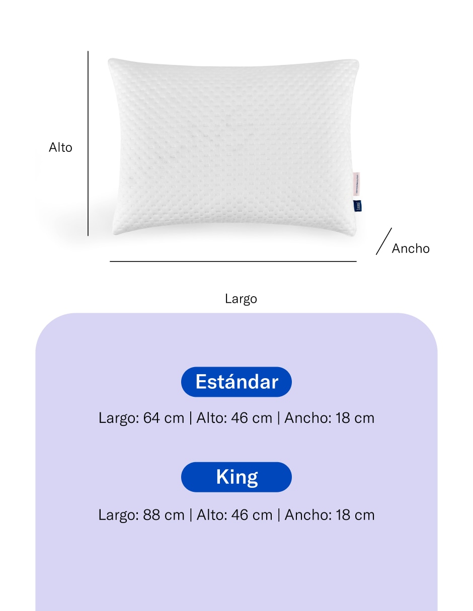 Almohada Lunna firmeza Suave 9