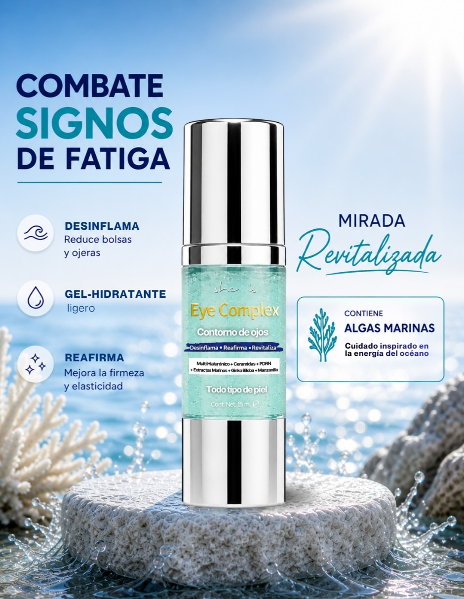 Crema para contorno de ojos recomendada para bolsas y ojeras de día y noche para todo tipo piel 7