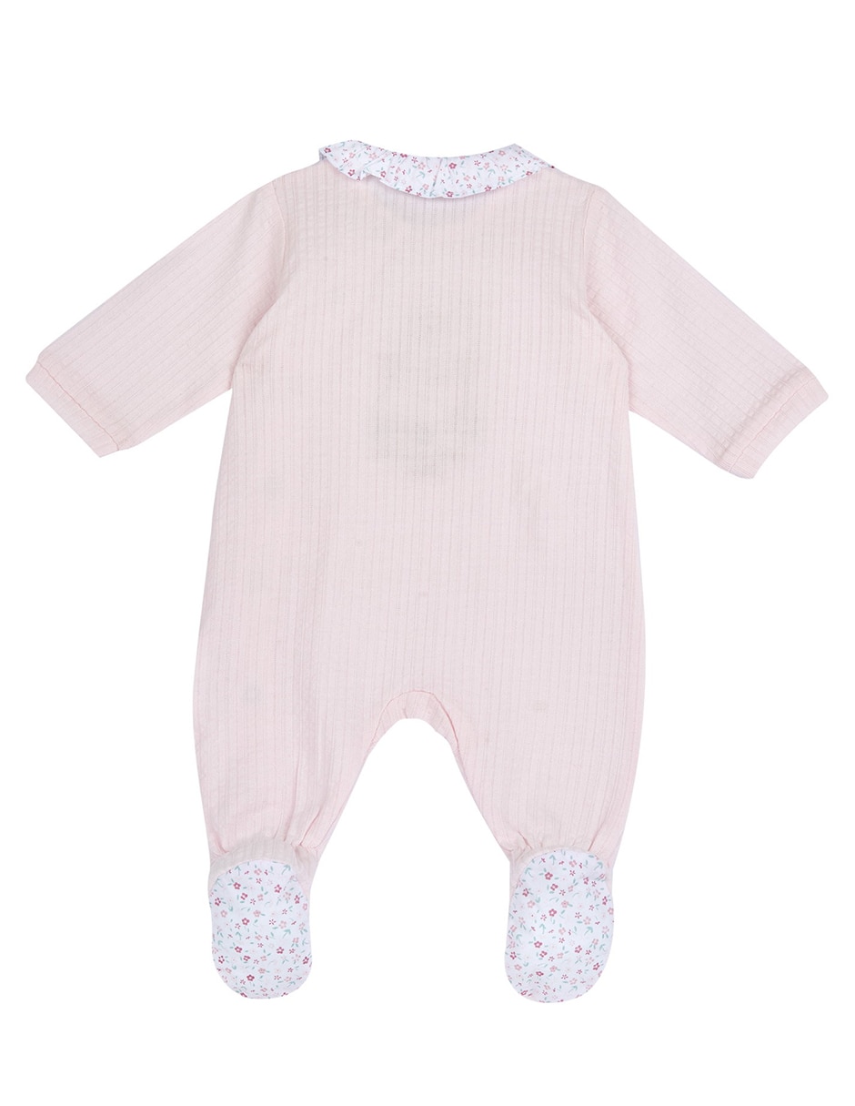 Mameluco my first chicco de algodón para bebé niña 2