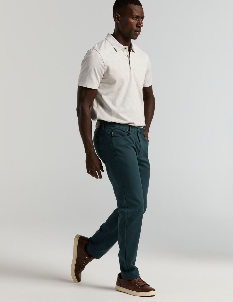Pantalón business casual de vestir slim perry ellis para hombre