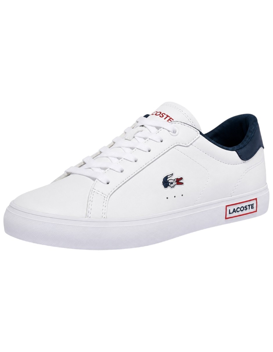 Tenis de piel lacoste para hombre