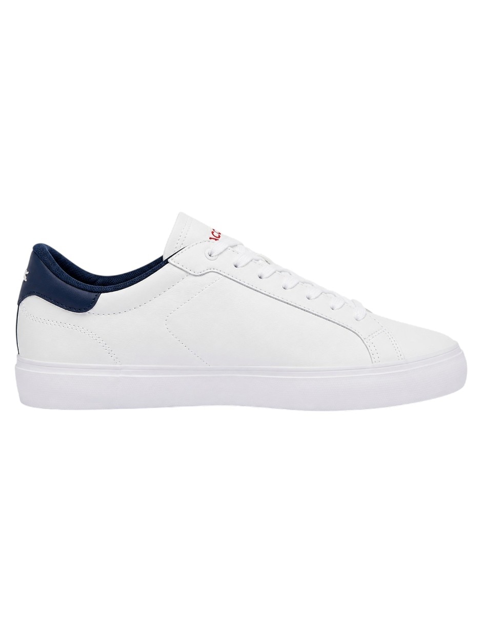 Tenis de piel lacoste para hombre