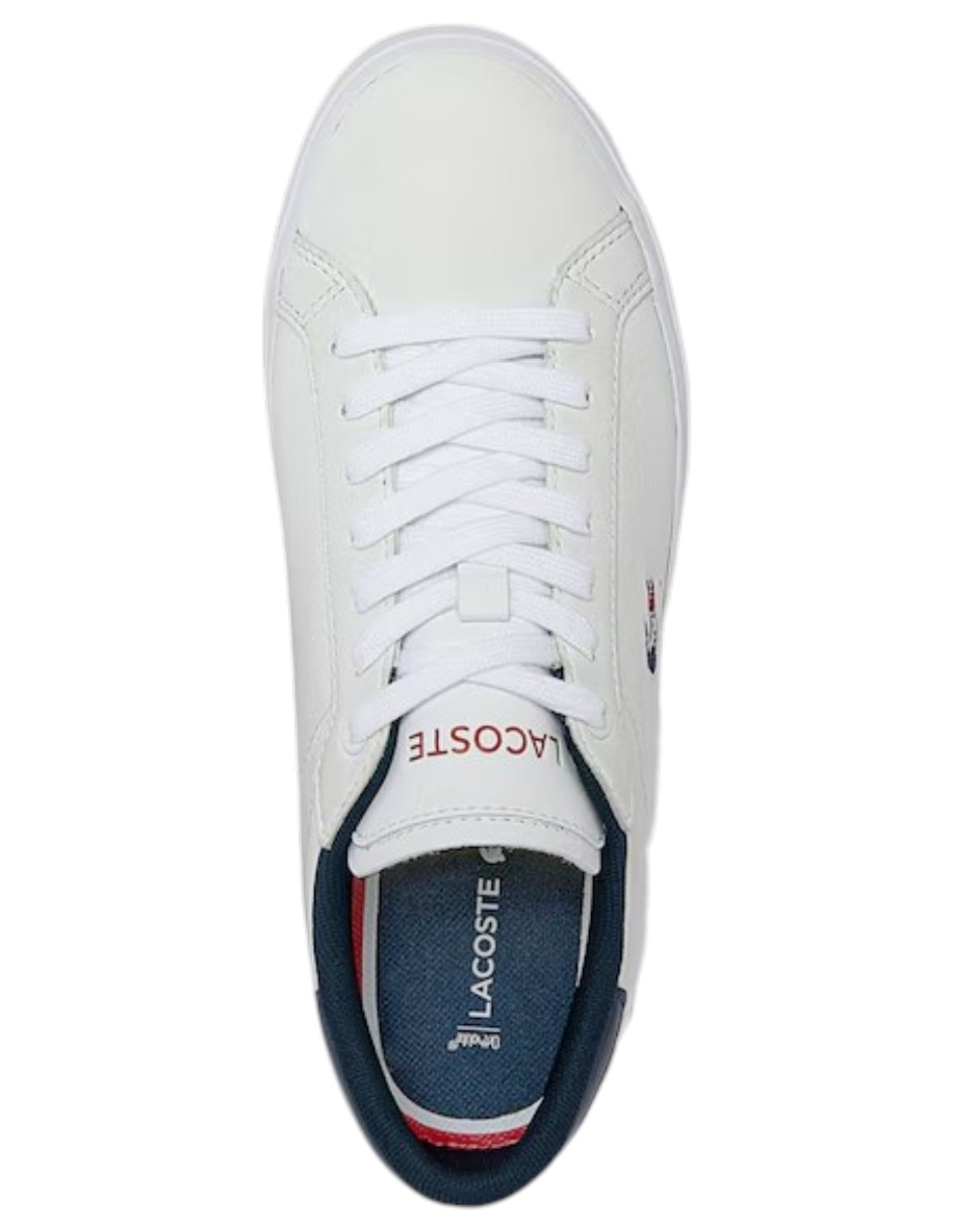 Tenis de piel lacoste para hombre
