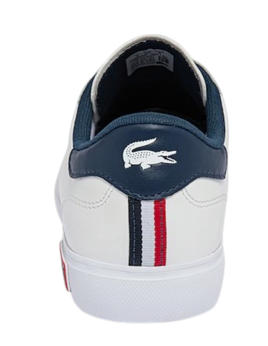 Tenis de piel lacoste para hombre