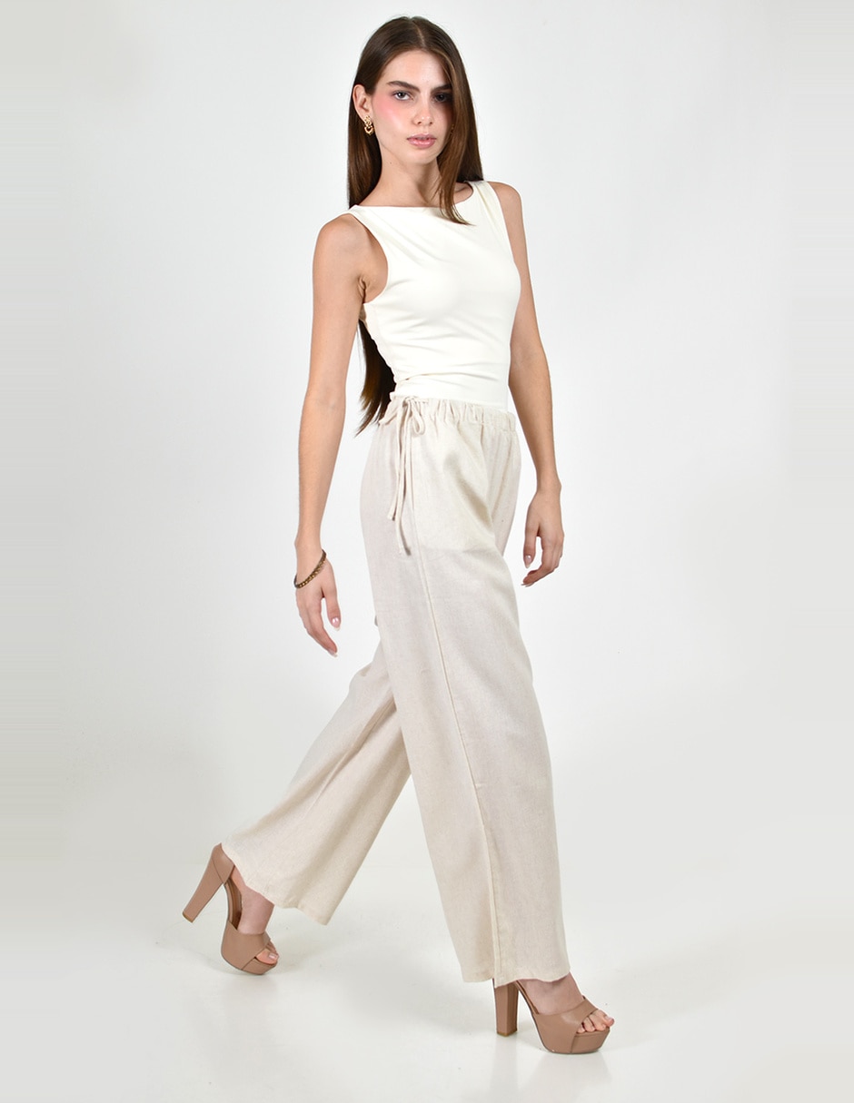 Pantalón regular roman fashion straight para mujer