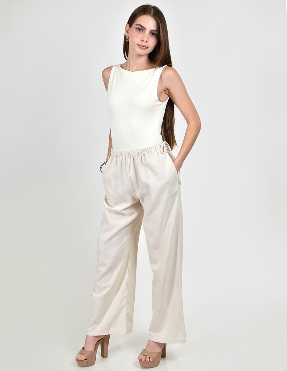 Pantalón regular roman fashion straight para mujer