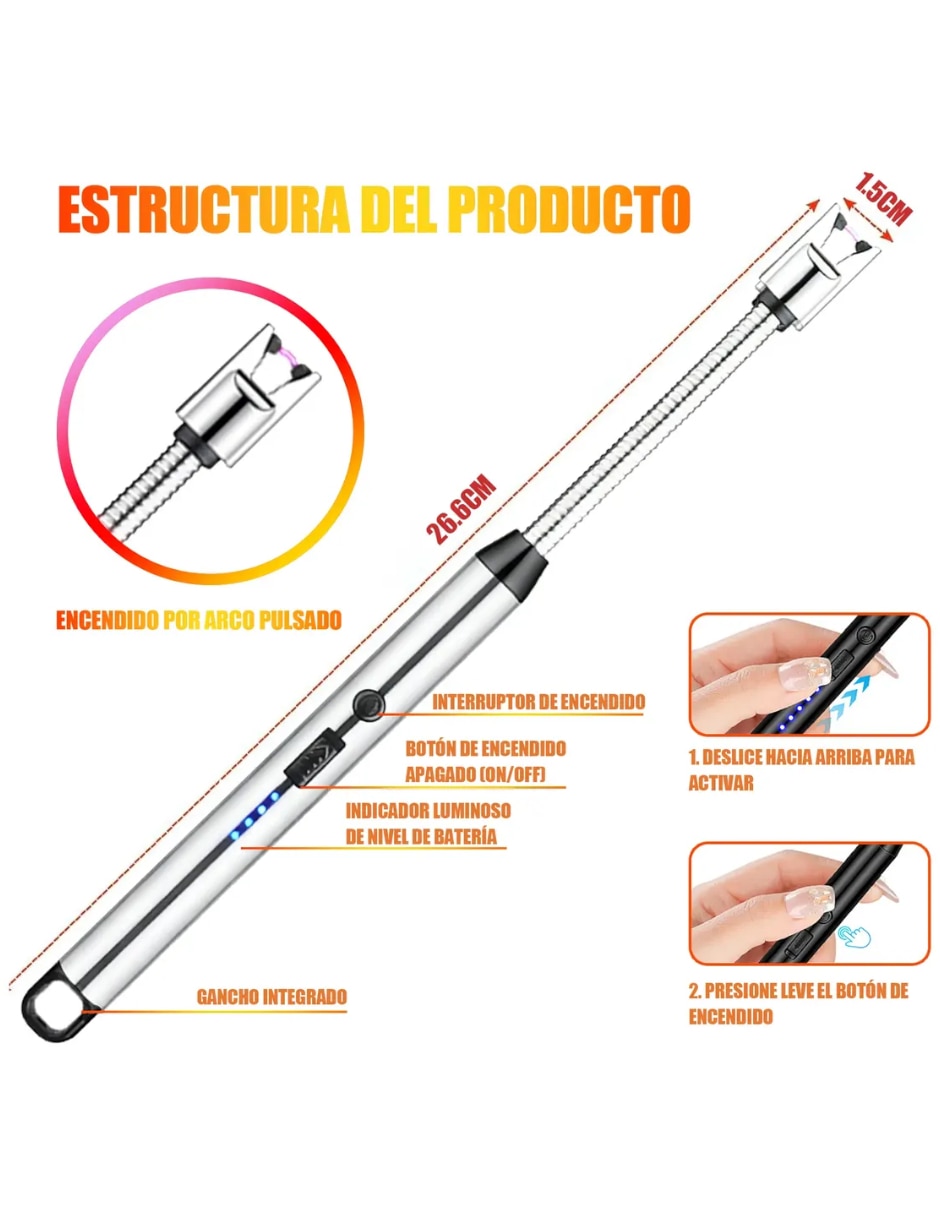 Encendedor eléctrico portátil 5